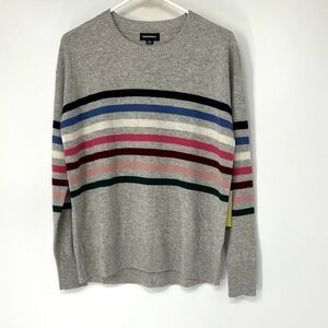 Summersalt cashmere wool Striped Crewneck Sweater women’s medium